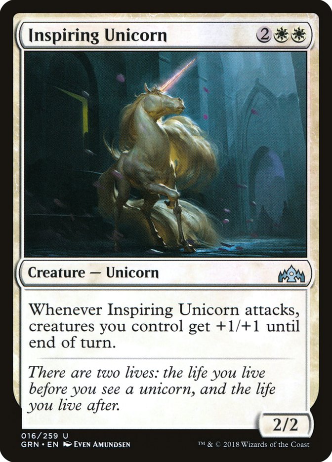 Inspiring Unicorn [Guilds of Ravnica] (16)
