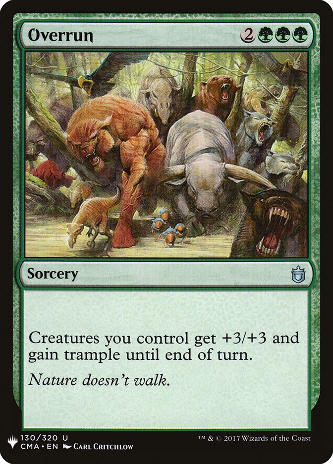 Overrun [The List] (CMA-130)