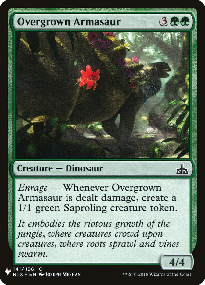 Overgrown Armasaur [The List] (RIX-141)