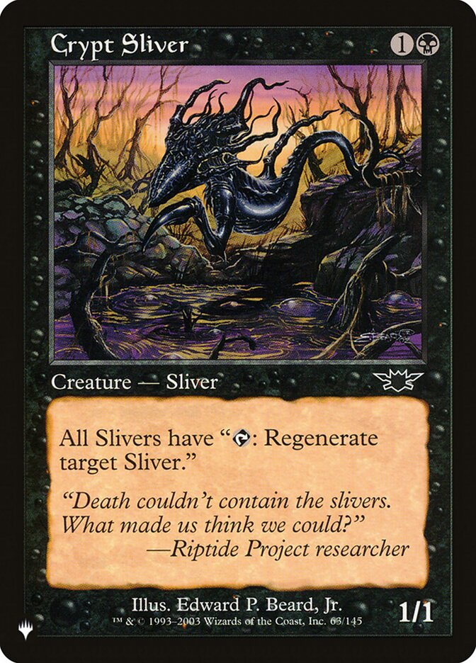 Crypt Sliver [The List] (LGN-63)
