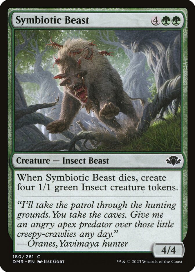 Symbiotic Beast [Dominaria Remastered] (180)