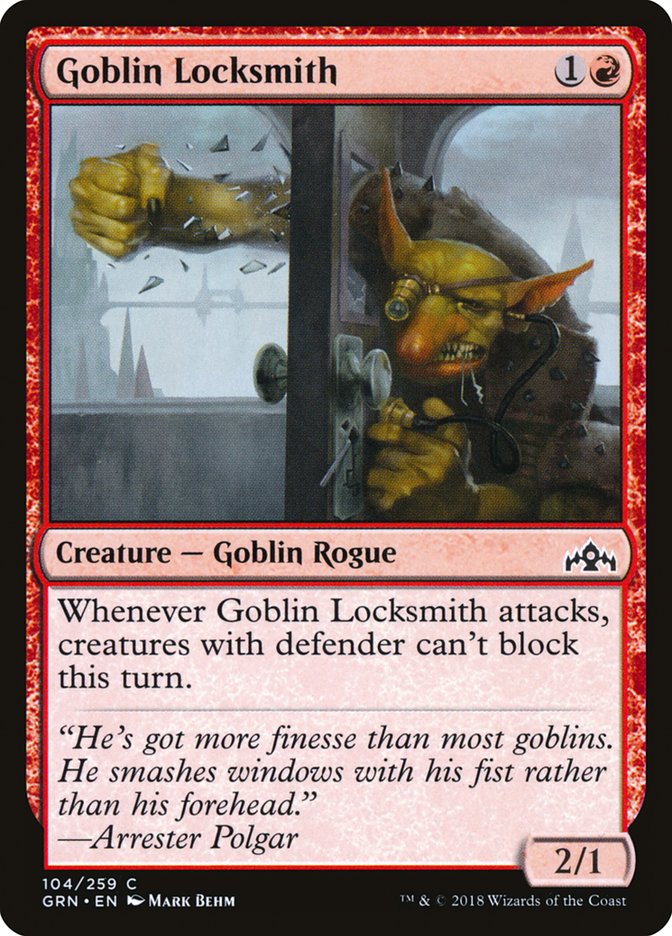 Goblin Locksmith [Guilds of Ravnica] (104)