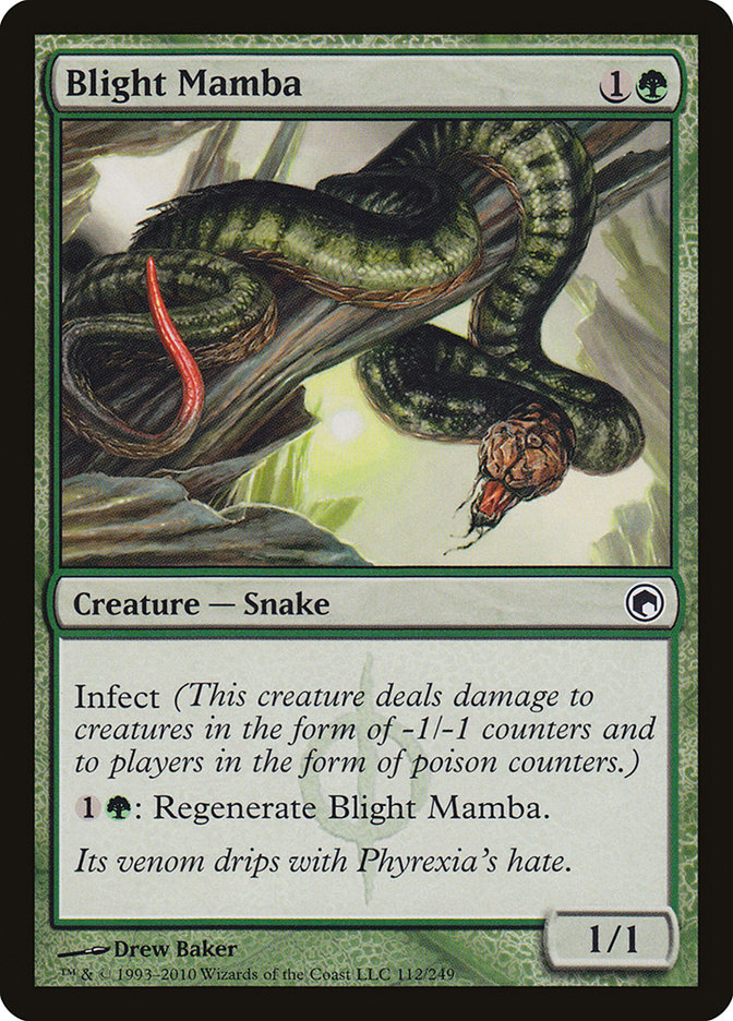 Blight Mamba [Scars of Mirrodin] (112)