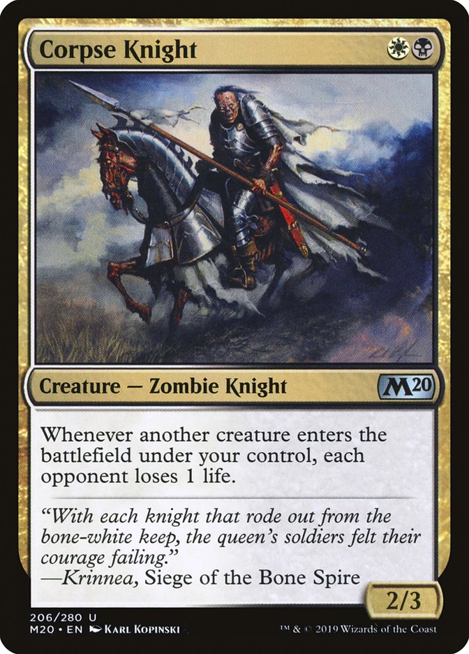 Corpse Knight [Core Set 2020] (206†)