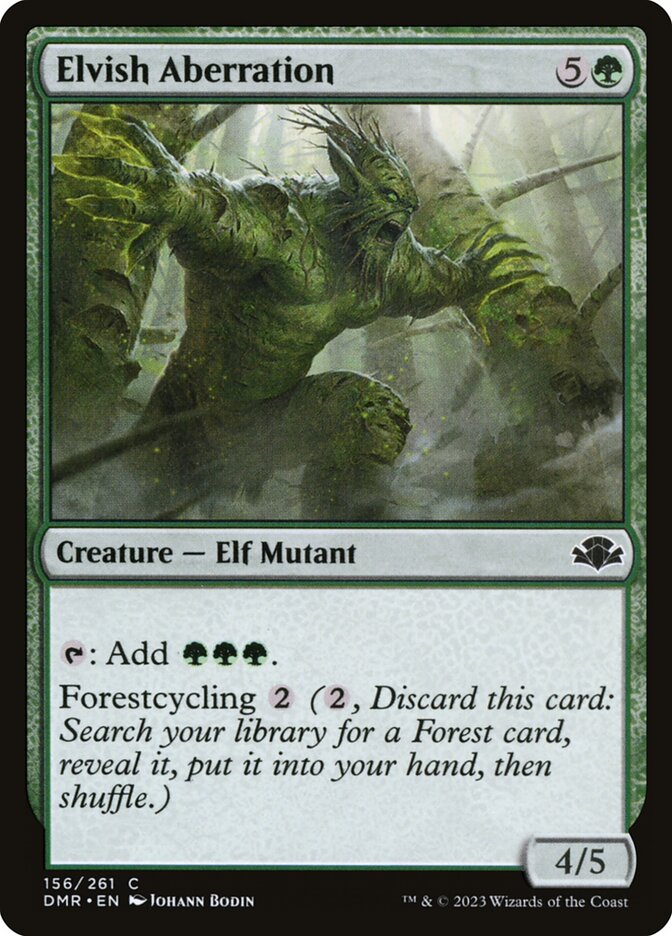 Elvish Aberration [Dominaria Remastered] (156)