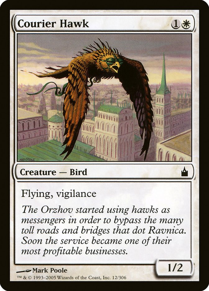 Courier Hawk [Ravnica: City of Guilds] (12)
