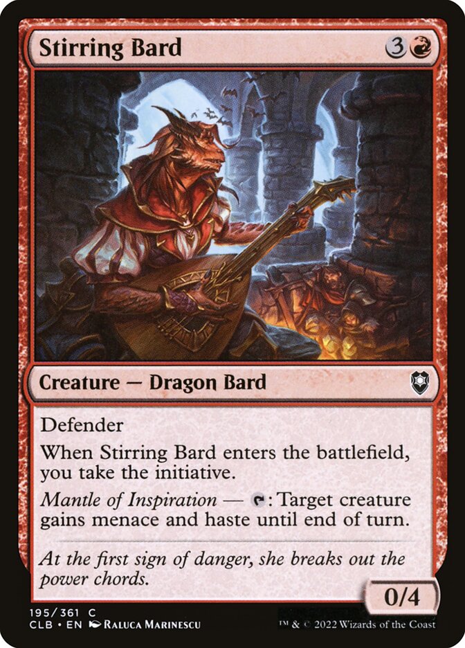 Stirring Bard [Commander Legends: Battle for Baldur's Gate] (195)