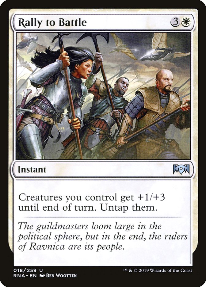 Rally to Battle [Ravnica Allegiance] (18)