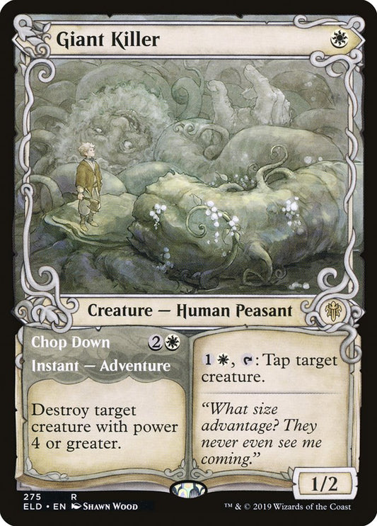 Giant Killer // Chop Down [Throne of Eldraine Variants] (275)