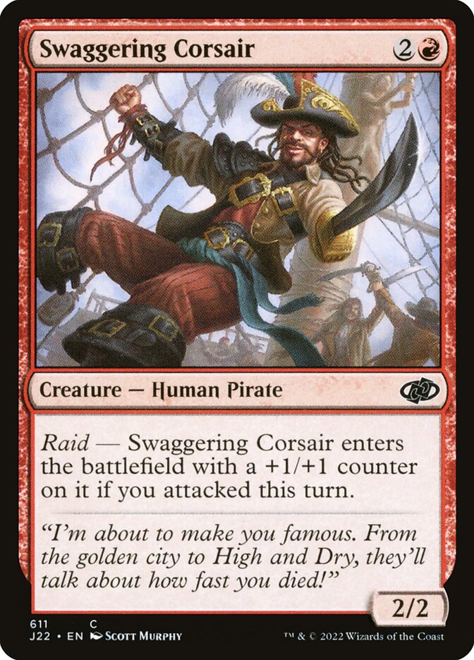 Swaggering Corsair [Jumpstart 2022] (611)