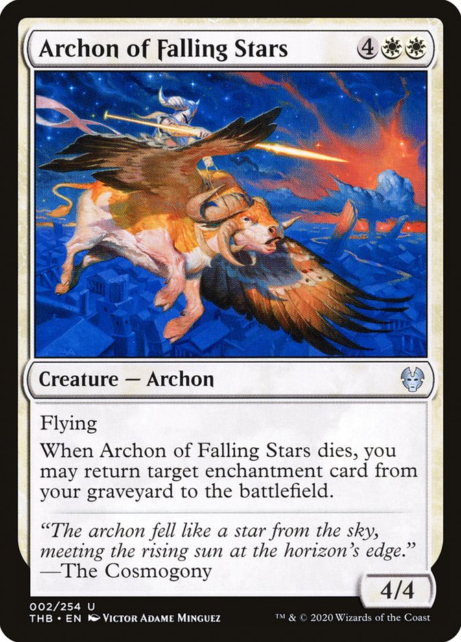 Archon of Falling Stars [Theros Beyond Death] (2)