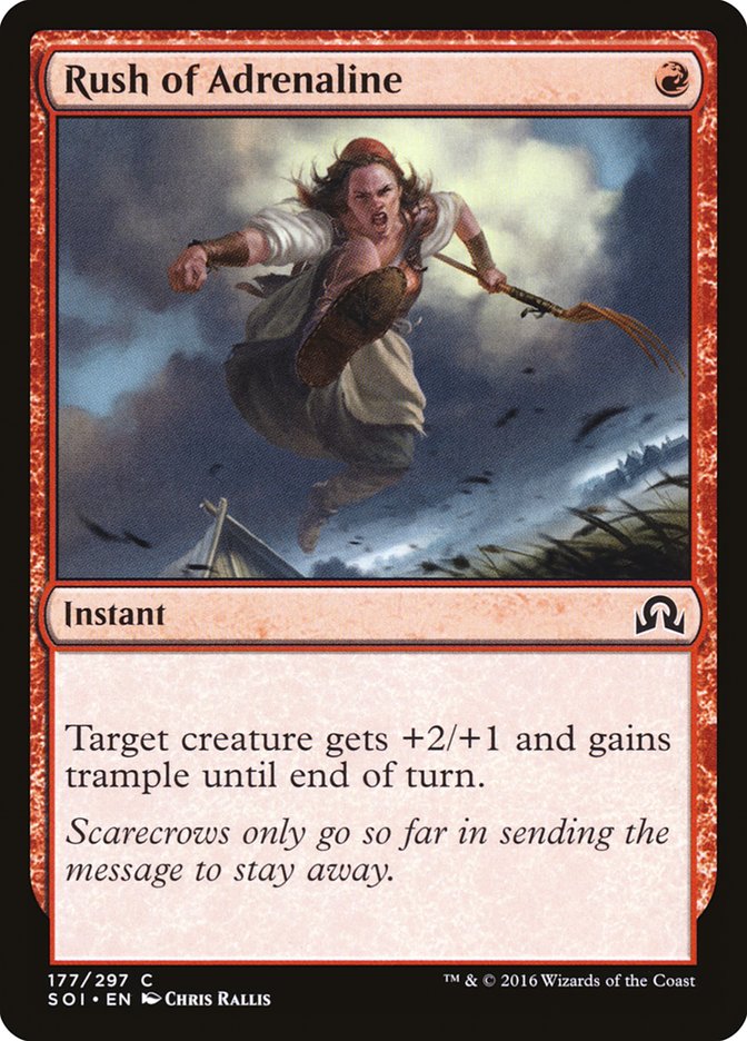 Rush of Adrenaline [Shadows over Innistrad] (177)