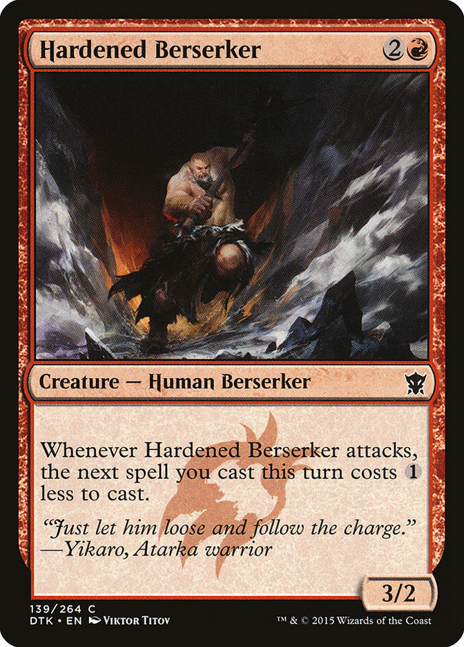 Hardened Berserker [Dragons of Tarkir] (139)
