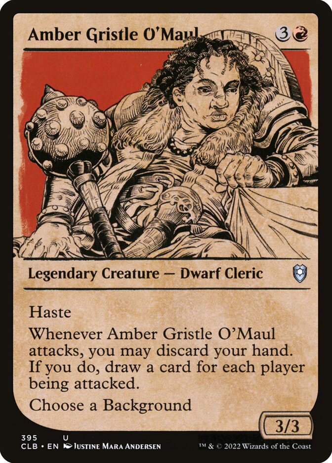 Amber Gristle O'Maul [Commander Legends: Battle for Baldur's Gate] (395)