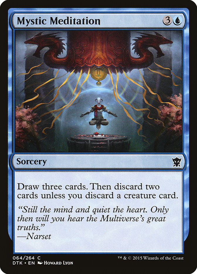 Mystic Meditation [Dragons of Tarkir] (64)