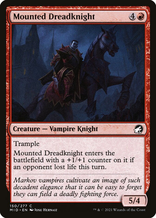 Mounted Dreadknight [Innistrad: Midnight Hunt] (150)