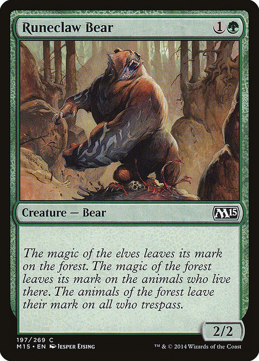 Runeclaw Bear [Magic 2015] (197)