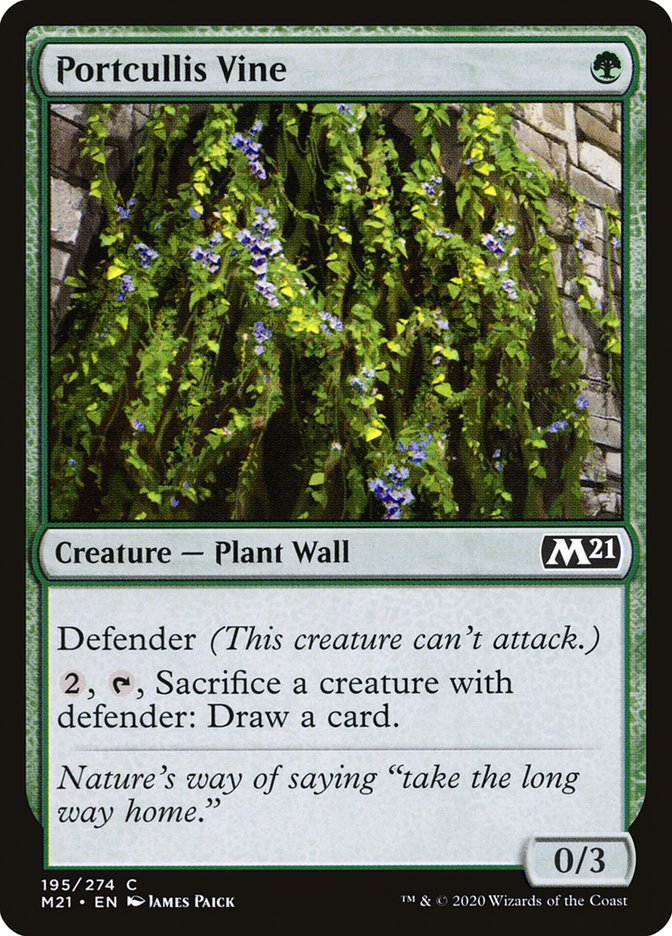 Portcullis Vine [Core Set 2021] (195)