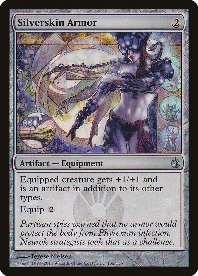 Silverskin Armor [Mirrodin Besieged] (132)