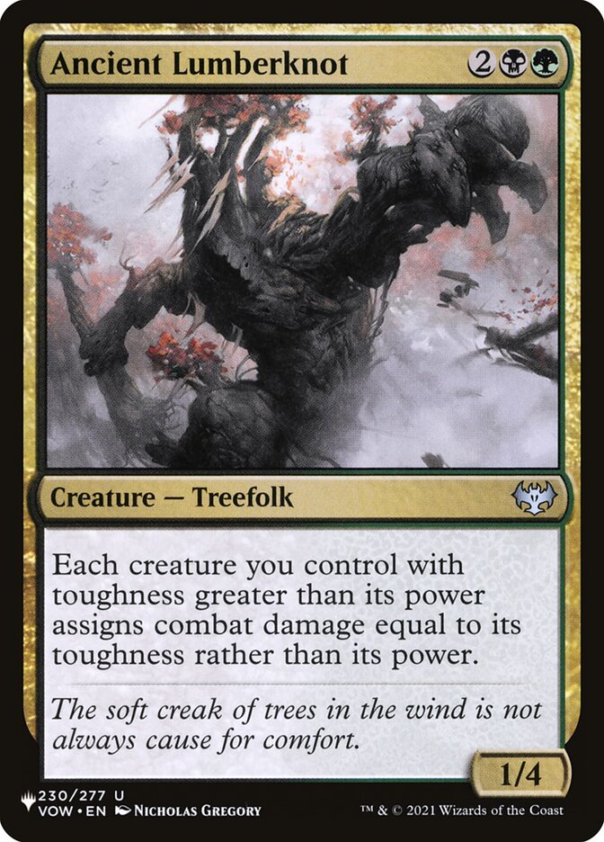 Ancient Lumberknot [The List] (VOW-230)