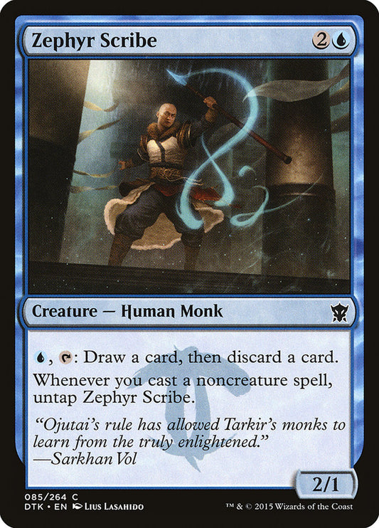 Zephyr Scribe [Dragons of Tarkir] (85)