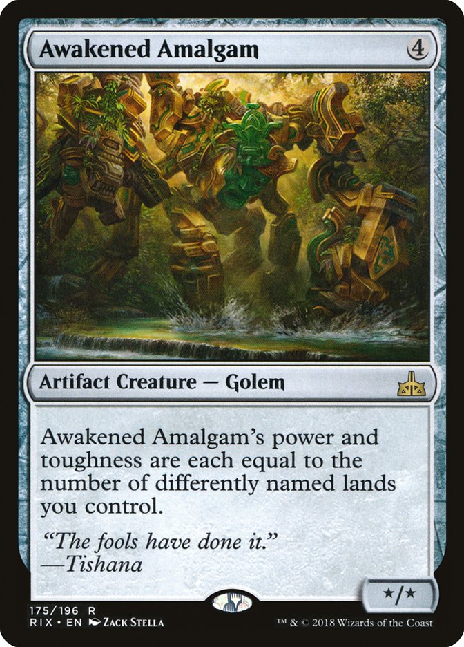 Awakened Amalgam [Rivals of Ixalan] (175)