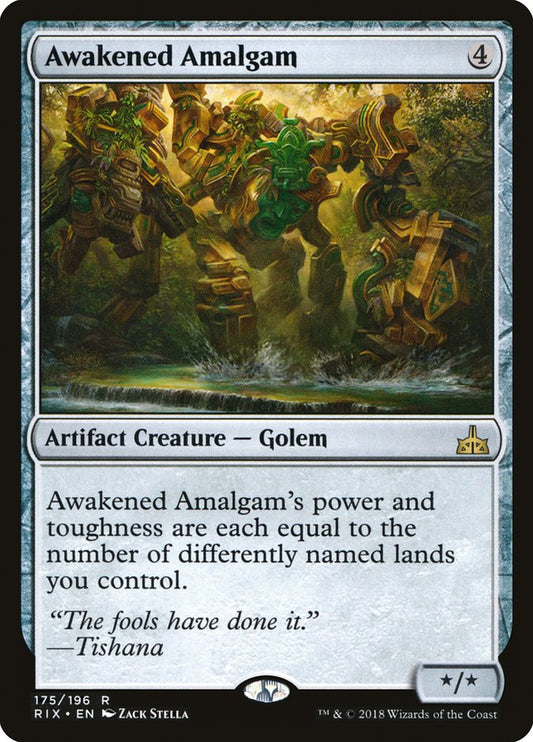 Awakened Amalgam [Rivals of Ixalan] (175)