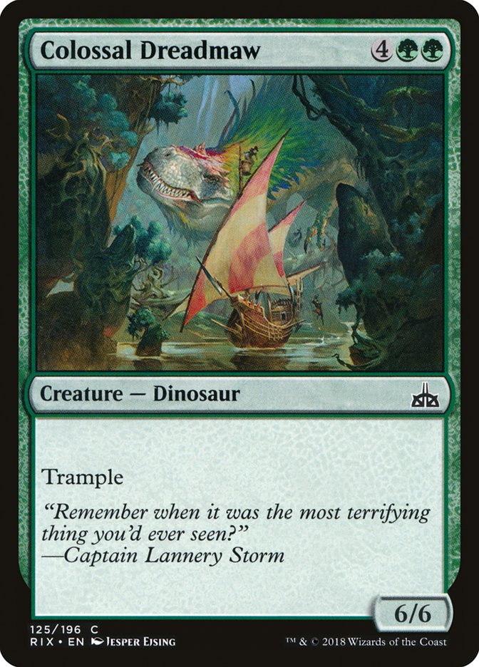 Colossal Dreadmaw [Rivals of Ixalan] (125)