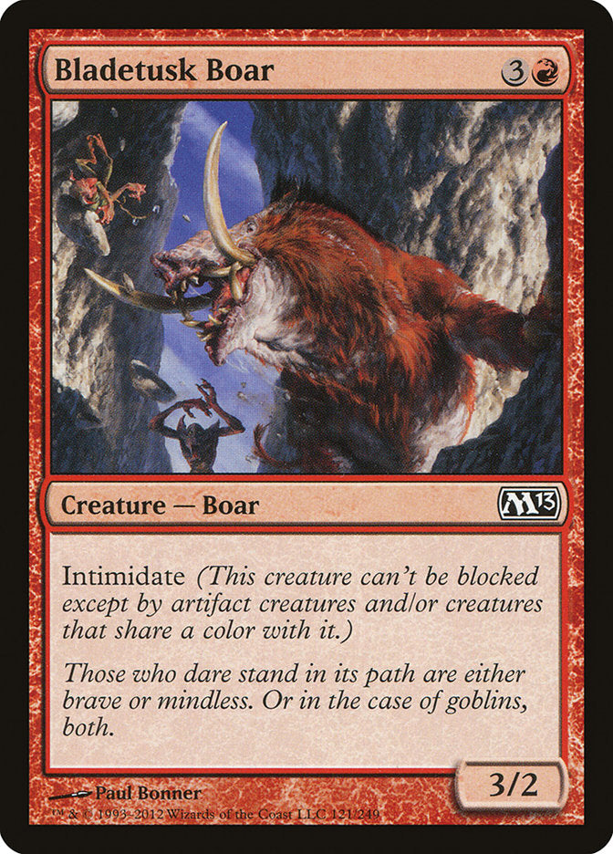 Bladetusk Boar [Magic 2013] (121)