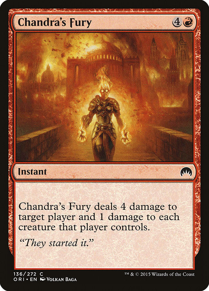 Chandra's Fury [Magic Origins] (136)