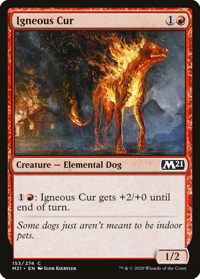 Igneous Cur [Core Set 2021] (153)