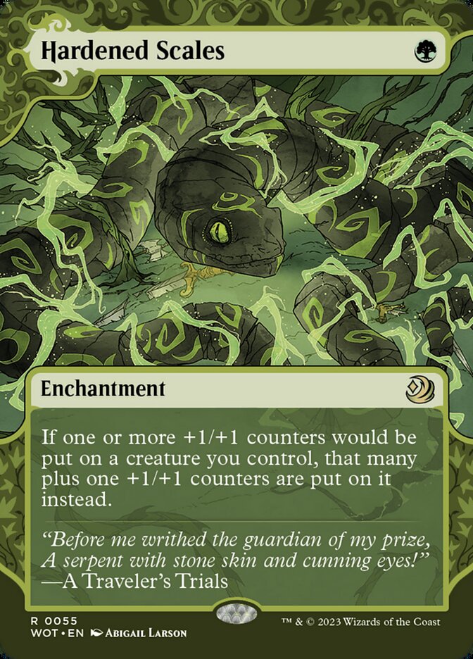 Hardened Scales [Wilds of Eldraine: Enchanting Tales] (55)