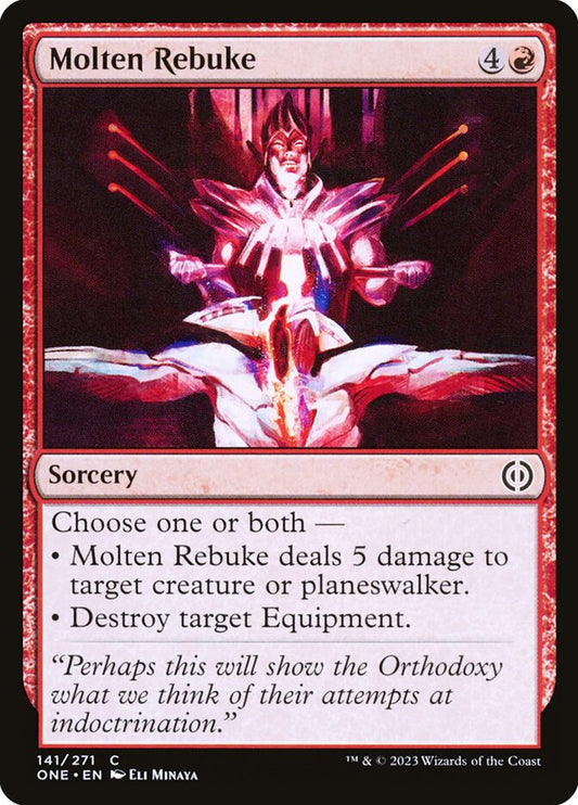 Molten Rebuke [Phyrexia: All Will Be One] (141)