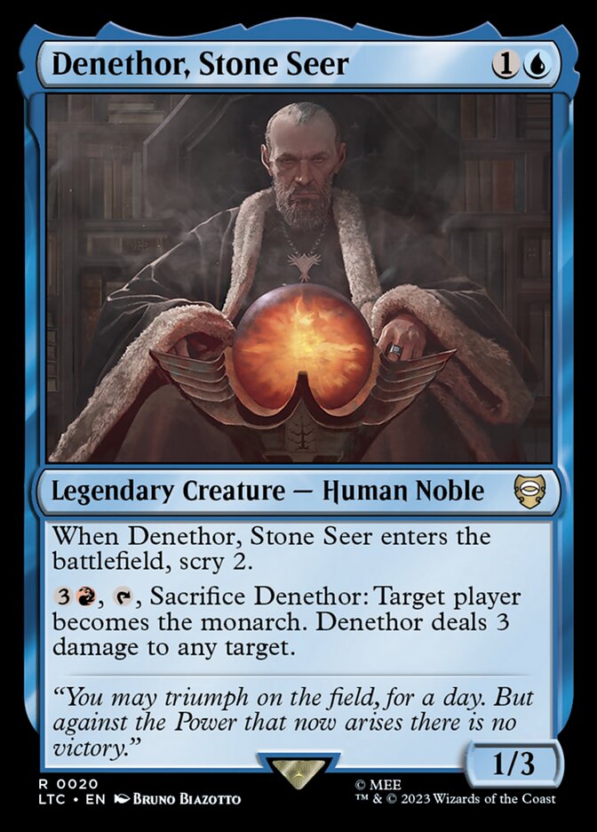 Denethor, Stone Seer [Tales of Middle-earth Commander] (20)