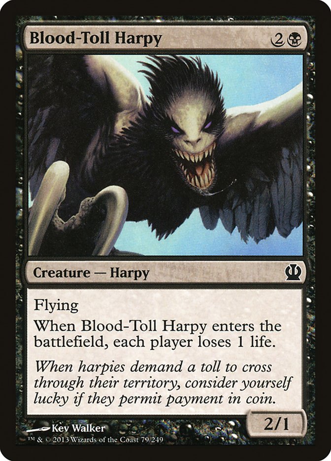 Blood-Toll Harpy [Theros] (79)