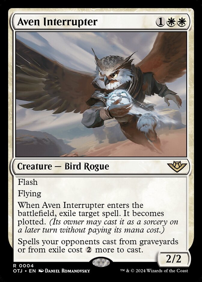 Aven Interrupter [Outlaws of Thunder Junction] (4)