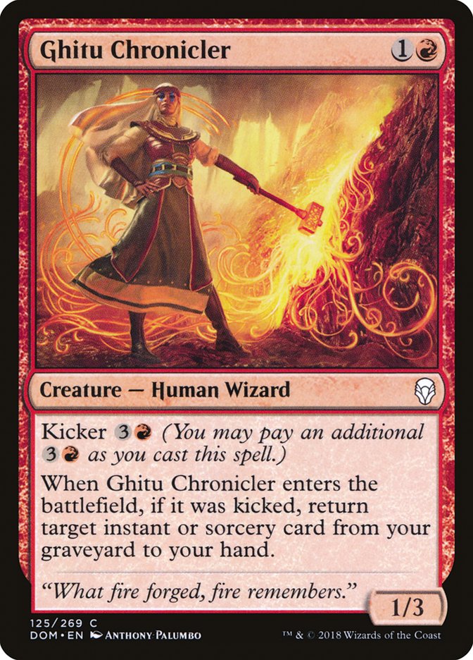 Ghitu Chronicler [Dominaria] (125)