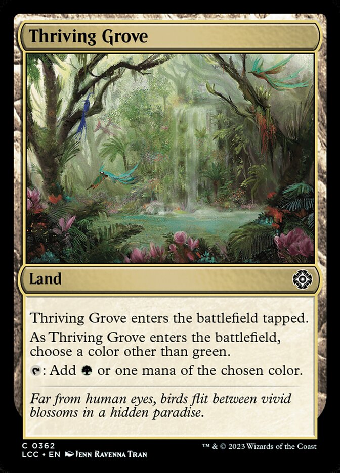 Thriving Grove [The Lost Caverns of Ixalan Commander] (362)