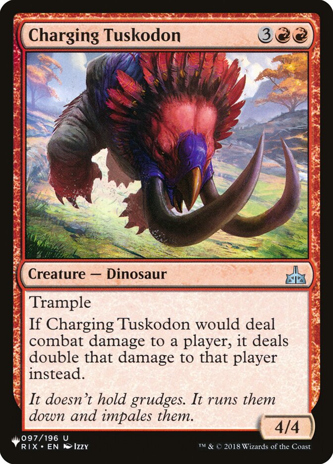 Charging Tuskodon [The List] (RIX-97)
