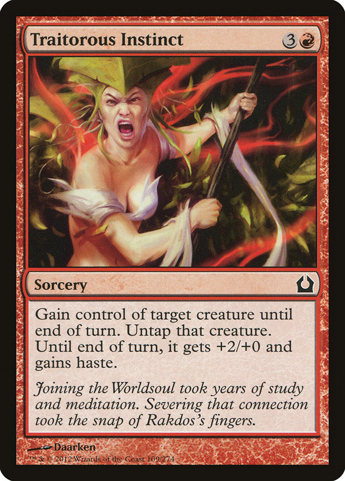 Traitorous Instinct [Return to Ravnica] (109)