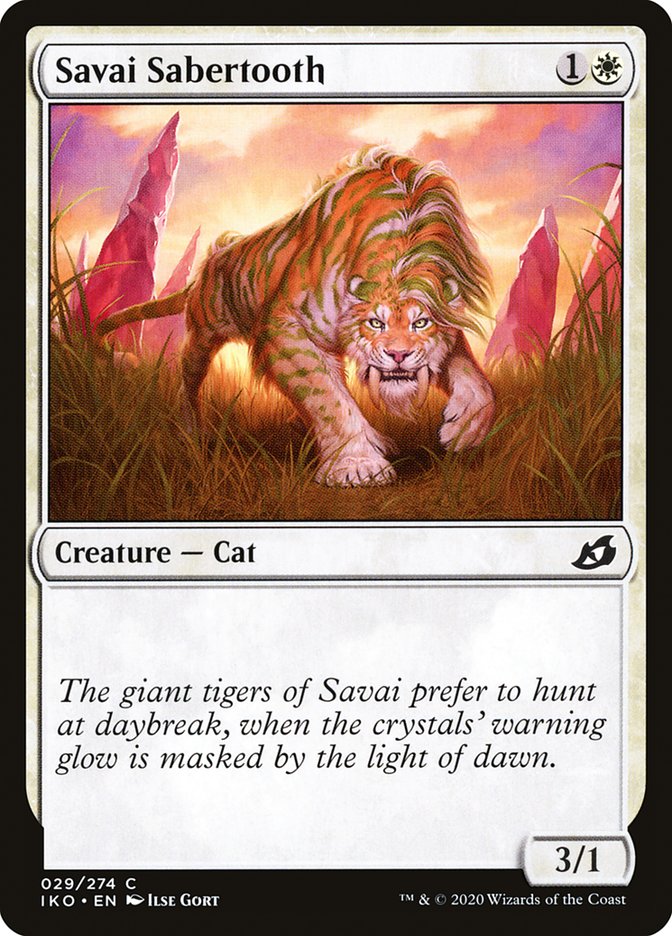 Savai Sabertooth [Ikoria: Lair of Behemoths] (29)