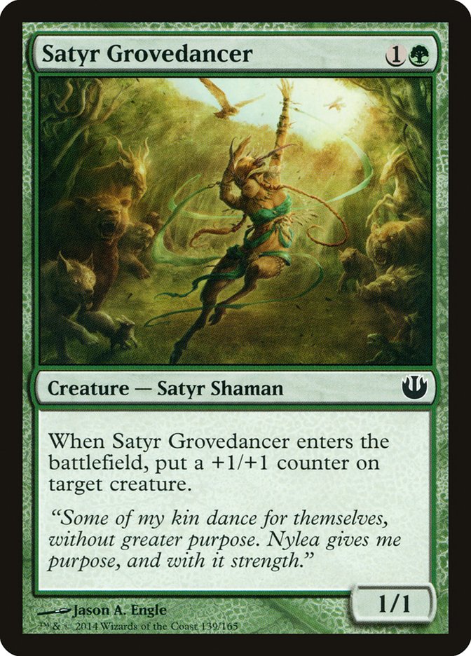 Satyr Grovedancer [Journey into Nyx] (139)