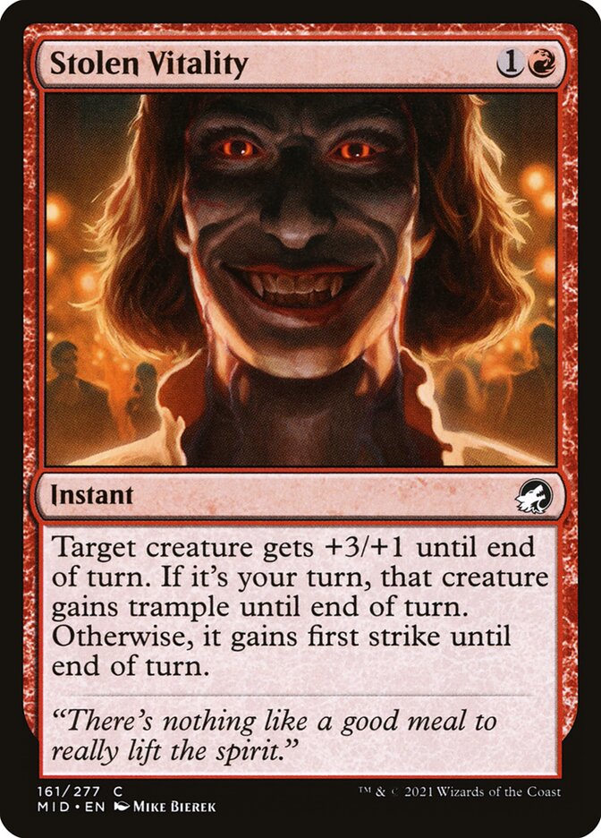 Stolen Vitality [Innistrad: Midnight Hunt] (161)