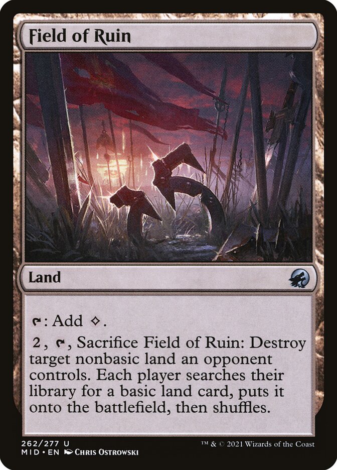 Field of Ruin [Innistrad: Midnight Hunt] (262)