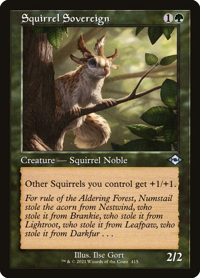 Squirrel Sovereign [Modern Horizons 2] (415)