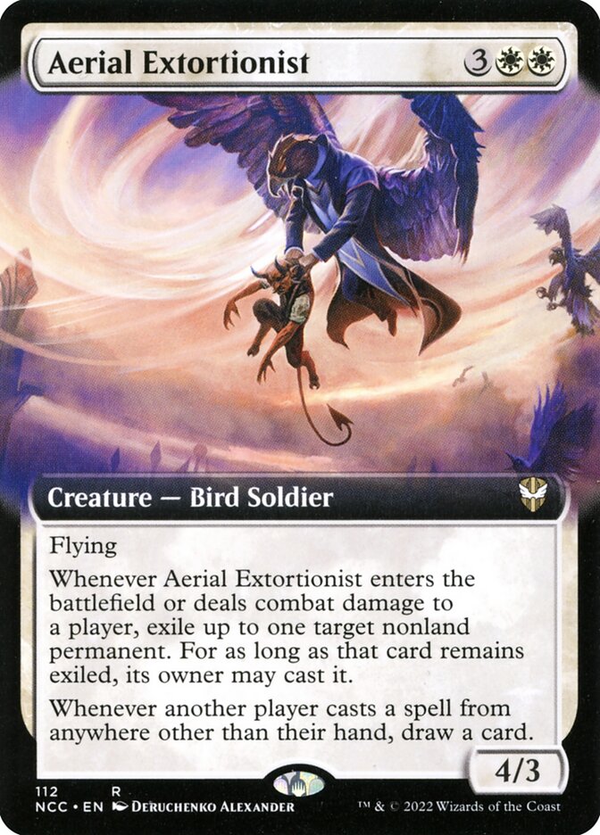 Aerial Extortionist [New Capenna Commander] (112)