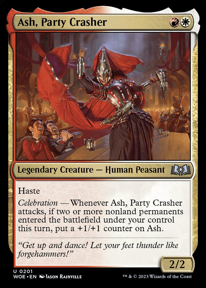 Ash, Party Crasher [Wilds of Eldraine] (201)