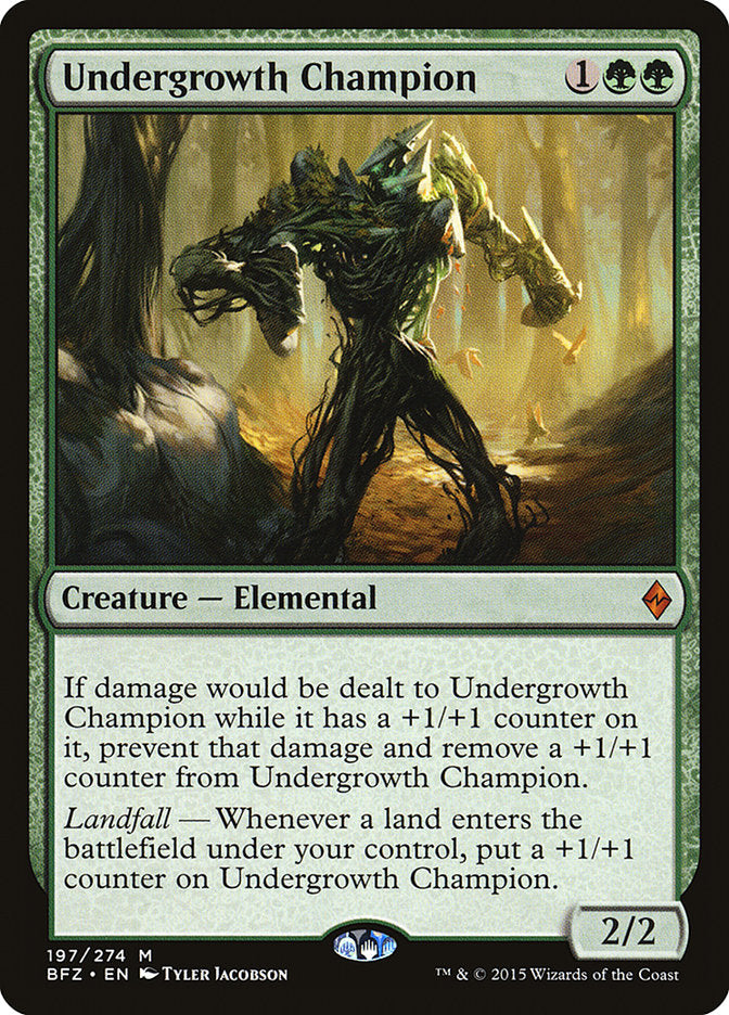 Undergrowth Champion [Battle for Zendikar] (197)