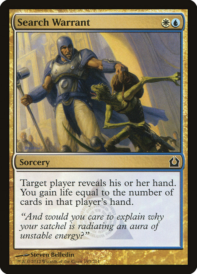 Search Warrant [Return to Ravnica] (193)