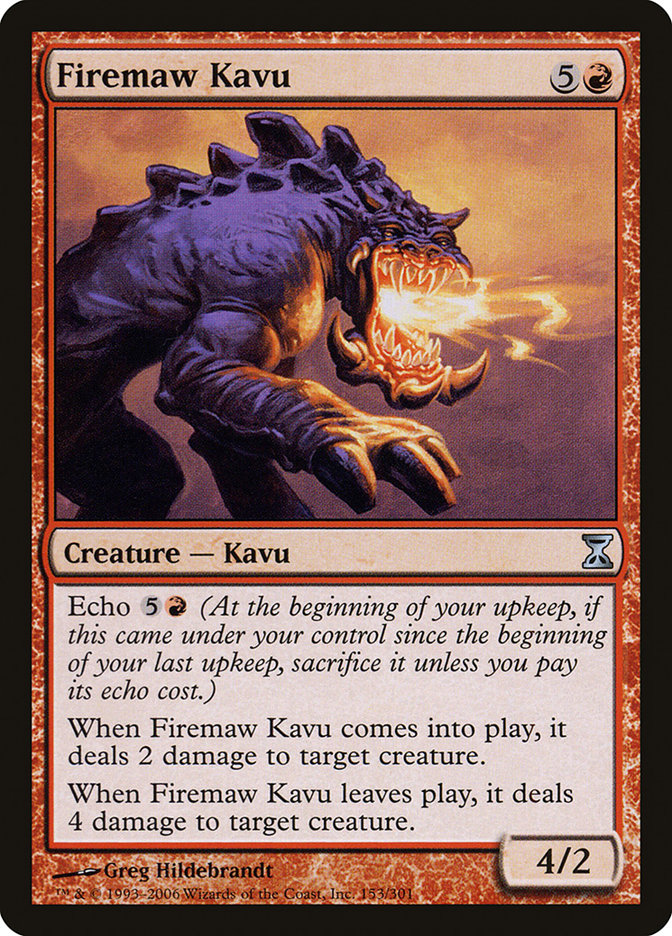 Firemaw Kavu [Time Spiral] (153)